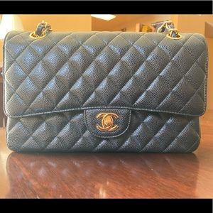 ✨SOLD✨Chanel Caviar Leather Double Flap Medium